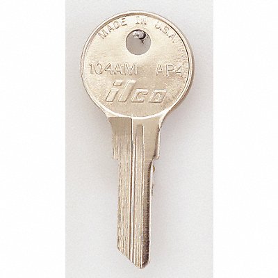 KABA ILCO 104AMAP4 Key Blank Brass Type AP4 6 Pin PK10