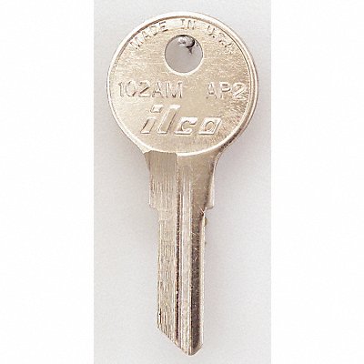 KABA ILCO 102AMAP2 Key Blank Brass Type AP2 6 Pin PK10