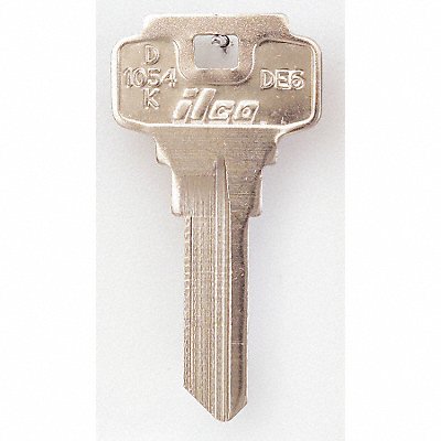 KABA ILCO D1054KDE6 Key Blank Brass Type DE6 5 Pin PK10