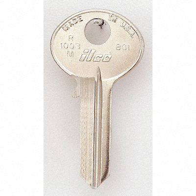 KABA ILCO R1003MBO1 Key Blank Brass Type BO1 5 Pin PK10