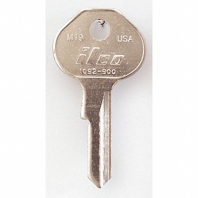 KABA ILCO 1092900M19 Key Blank Brass Type M19 4 Pin PK10