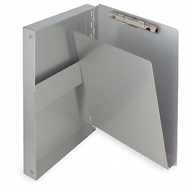 GRAINGER 10507 Storage Clipboard Memo Size Metal Silver