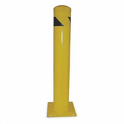 GRAINGER 1GUD7 Bollard 36 in H Yellow Carbon Steel