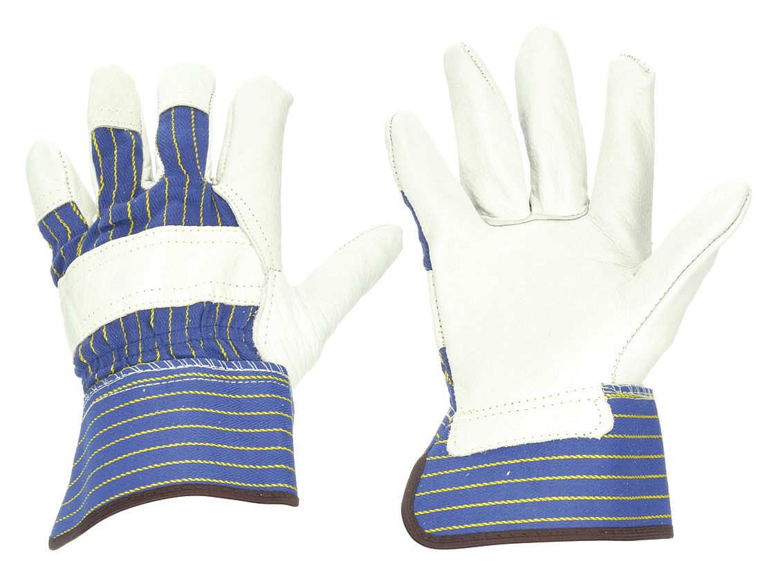 CONDOR 3AT60 D1575 PR Leather Gloves Beige/Blue L