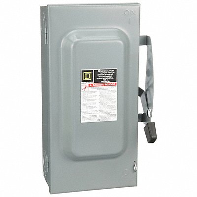 SQUARE D D323N Safety Switch Fusible 100 A Steel