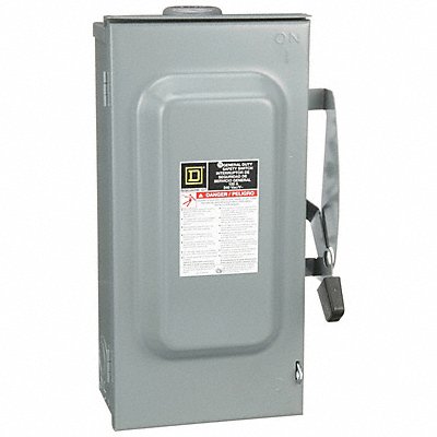 SQUARE D DU323RB Safety Switch Non Fusible 100 A Steel