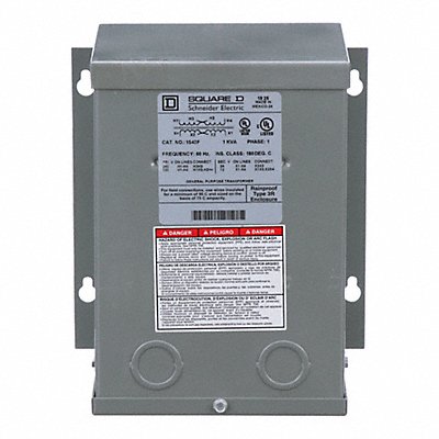 SQUARE D 1S43F Transformer 120/240VAC 12/24VAC 1kVA