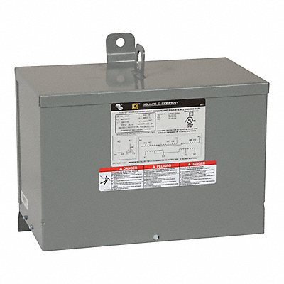SQUARE D 6T2F Three Phase Transformer 6kVA 480V