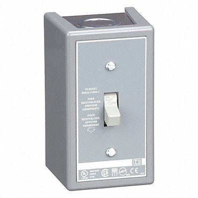 SQUARE D 2510FG1 Manual Motor Start NEMA Toggle Switch Therm