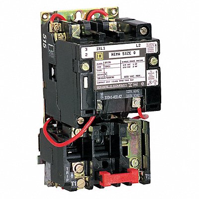 SQUARE D 8536SBO1V02 MagneticMotorStarter Thermal 110/120VAC