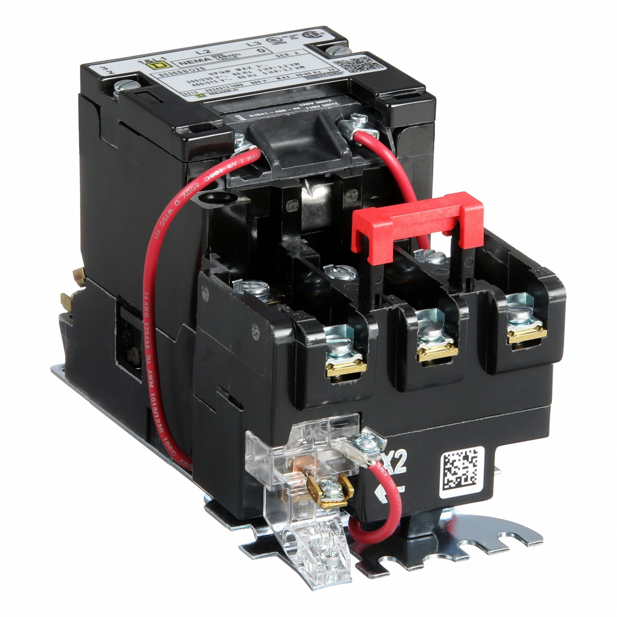 SQUARE D 8536SBO2V02S MagneticMotorStarter Thermal 110/120VAC