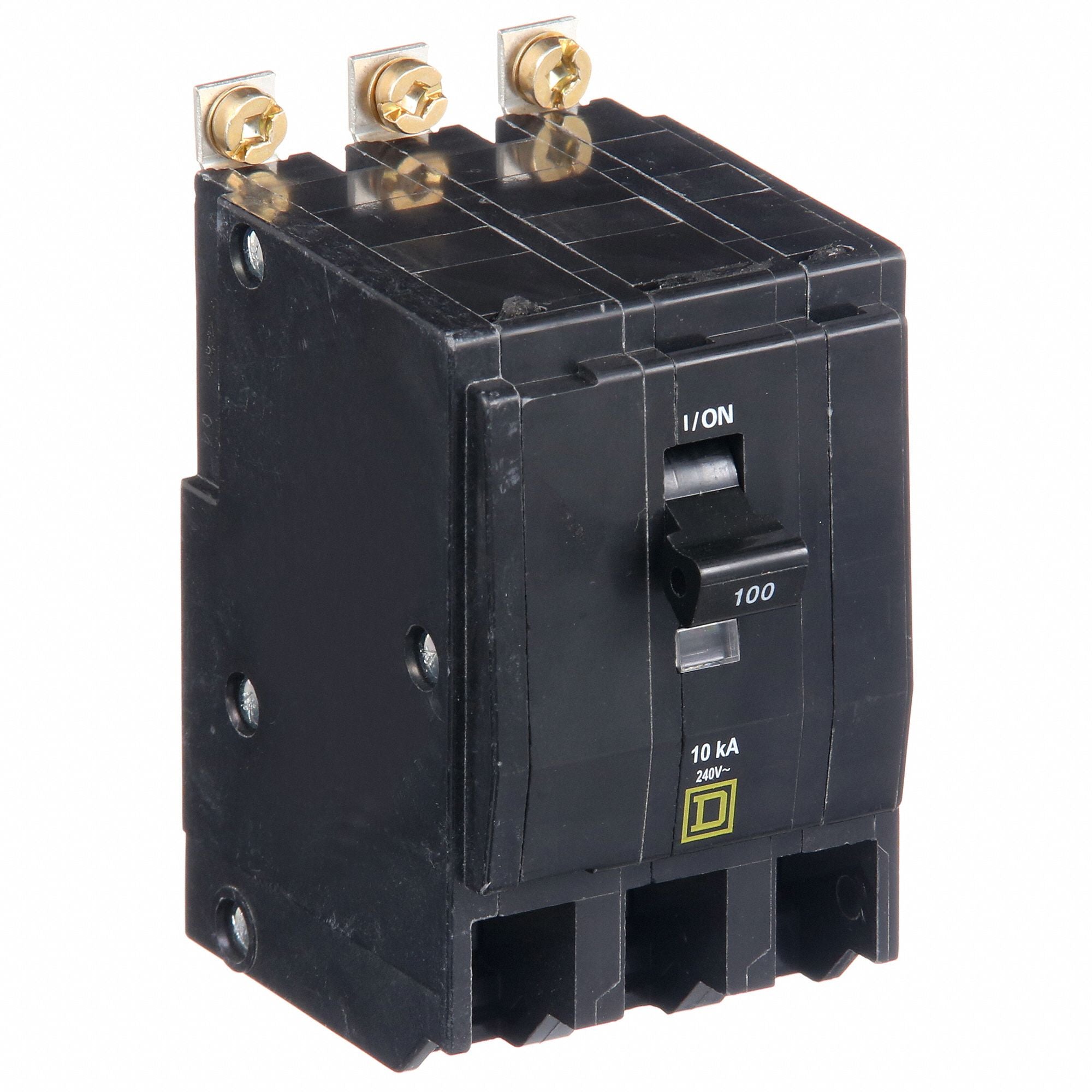 SQUARE D QOB3100 Circuit Breaker 100A Bolt On 120/240V 3P