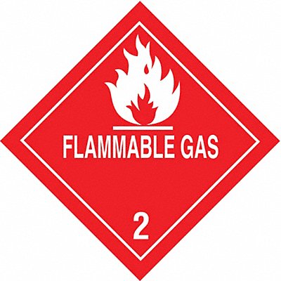 TAPECASE 16U977 DOT Container Label 4 Label W PK50