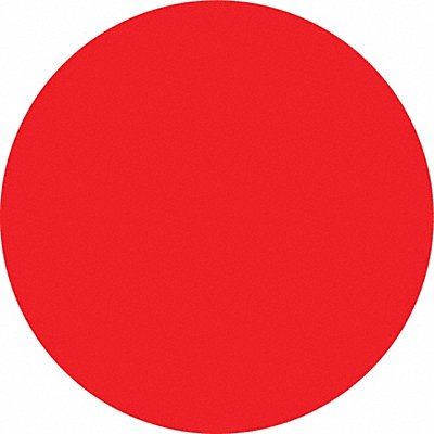 LABELMASTER B4R Circle Blank Labels 4 Red/Roll PK500