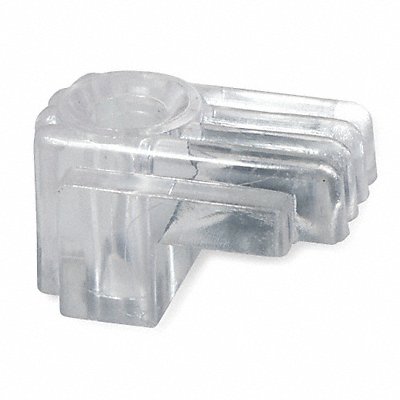 GRAINGER 1HHL9 Mirror Clip Plastic 7/8 L PK25