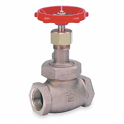 MILWAUKEE VALVE 590T14 Globe Valve 1/4 Bronze FNPT 300 psi