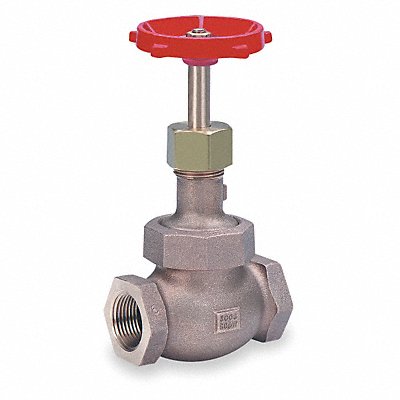 MILWAUKEE VALVE 5722 Globe Valve 2 Bronze FNPT 600 psi