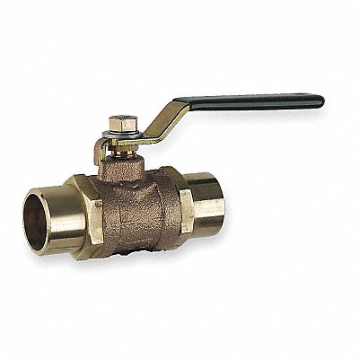 MILWAUKEE VALVE BB235238 Disc Valve 3/8 In Solder Bronze