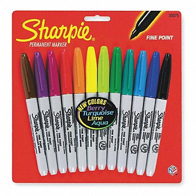 SHARPIE 30075PP Permanent Marker Set Assorted PK12