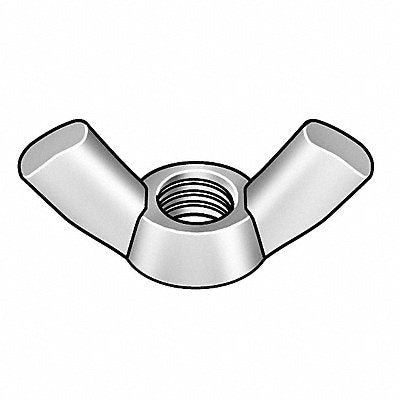 GRAINGER WNCFI03102500T Wing Nut Znc Stl 1.25x0.656in 5/16 -18 2500