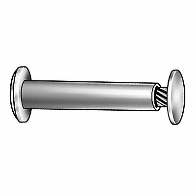 GRAINGER 5MB92 Binding Post Aluminum #8-32 1 L PK25