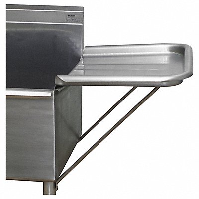 EAGLE GROUP 24x18RRDEDB Drainboard 3 3/4 in H 24 in W