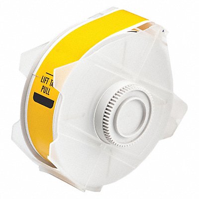 BRADY 76703 Tape Yellow 100 ft L 1-1/8 in W