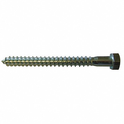 GRAINGER U084500310350 Hex Lag Screw 5/16 Galvanize 3.5 L PK50