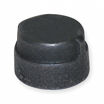 GRAINGER 1LBZ4 Round Cap Malleable Iron 1/4 in NPT