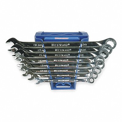 WESTWARD 1LCD3 Combination Wrench St CV Steel Chrome Standard