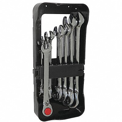 WESTWARD 1LCE4 Combination Wrench St CV Steel Chrome Offset