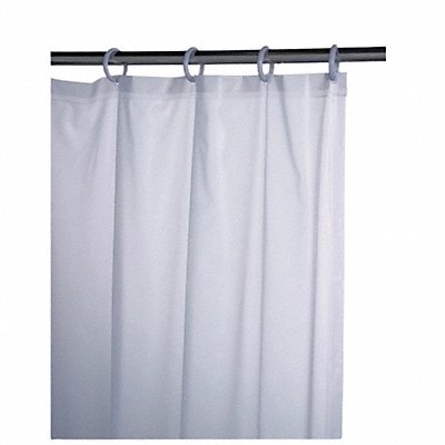 ABILITY ONE 7230010000000 Shower Curtain 72 in L 36 in W Clear