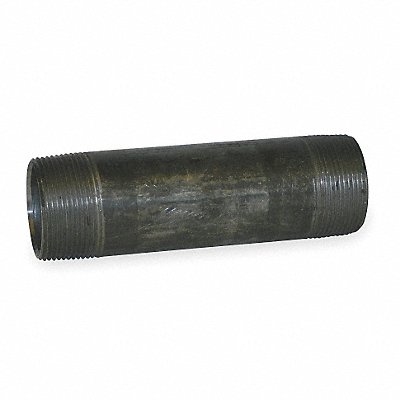 GRAINGER 1LMJ8 Black Pipe Nipple Threaded 1x4-1/2 In