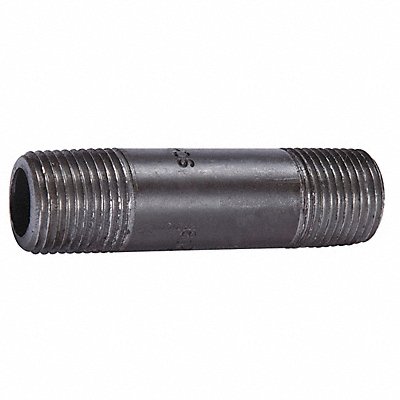 GRAINGER 90109 Black Pipe Nipple Threaded 1/8x5 1/2 In