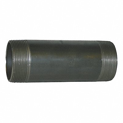 GRAINGER 1LMU8 Black Pipe Nipple Threaded 2x3 In