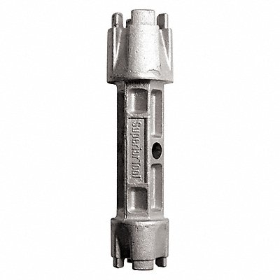 SUPERIOR TOOL 6020 Tub Drain Wrench Zinc 6-1/8