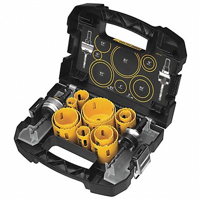 DEWALT D180005 Hole Saw Kit Saw Range 7/8 to 1-1/2