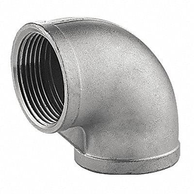 GRAINGER 609E111N018 90 Elbow 316 SS 1/8 in FNPT Class 150