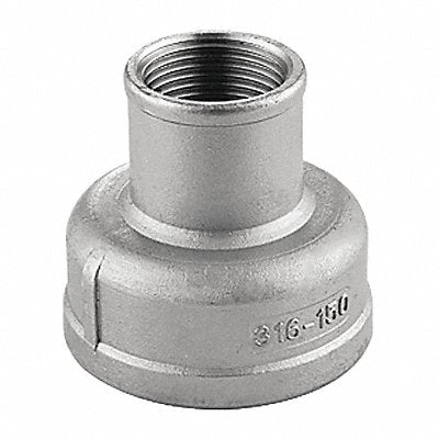 GRAINGER 60RC111N020112 Reducing Coupling 316 SS 2 x 1 1/2 in