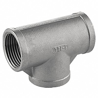 GRAINGER 60TE111N112 Tee 316 SS 1 1/2 in Pipe Size FNPT
