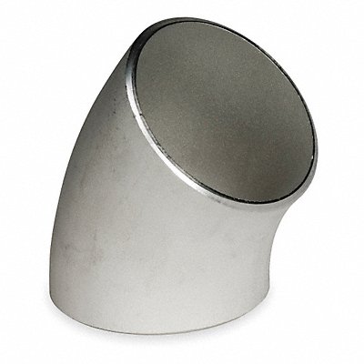 GRAINGER 4381020460 45 Long Radius Elbow 316L SS 2 1/2 in