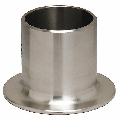 GRAINGER 4381023810 Stub End Type A 304L SS 3/4 in Pipe Size