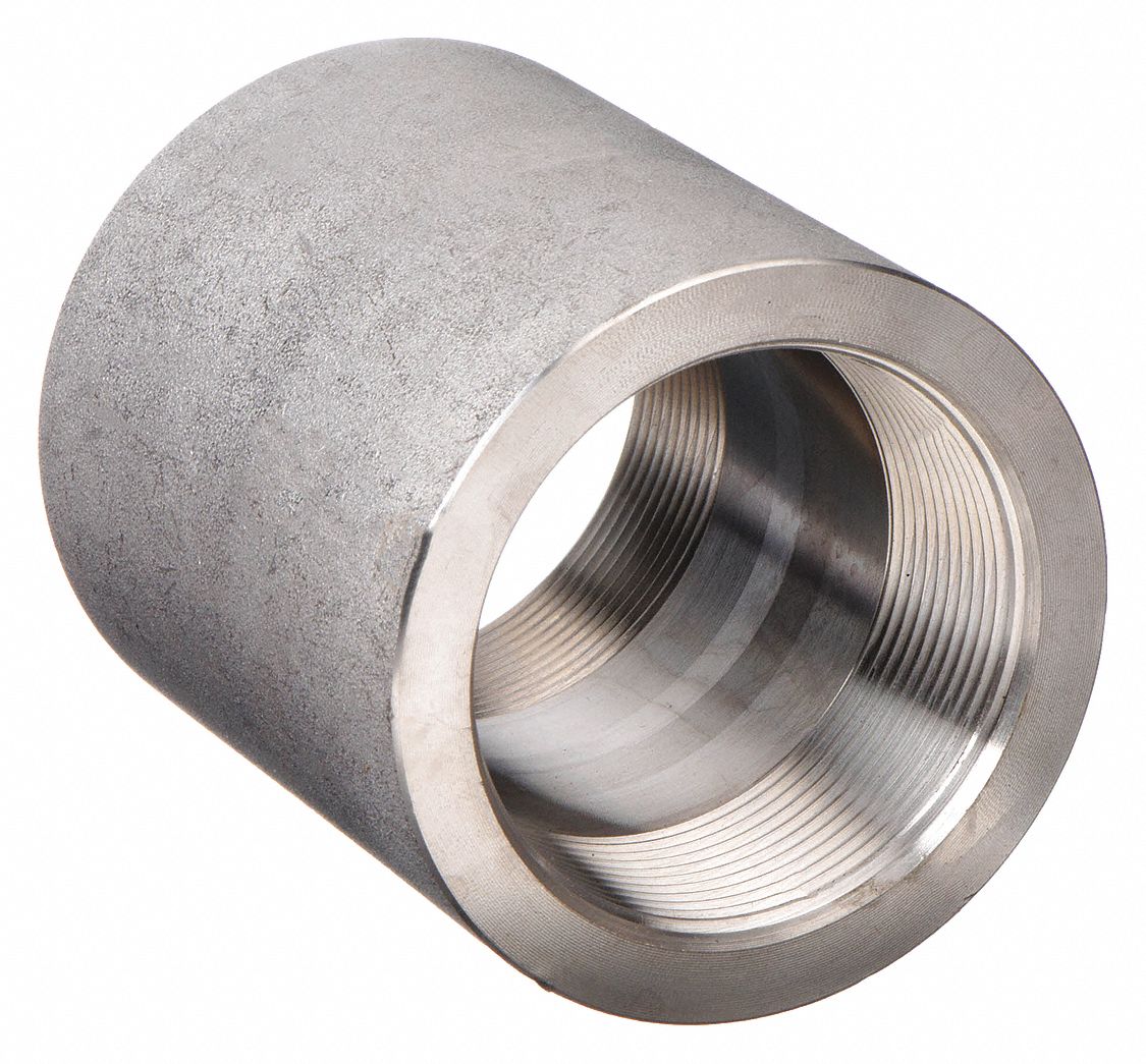 GRAINGER 2TY82 Coupling 316 SS 3/8 in FNPT Class 3000