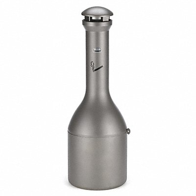 RUBBERMAID COMMERCIAL PRODUCTS FG9W3300ATPWTR D0202 Cigarette Receptacle 4-3/32 gal Pewter