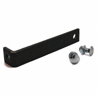 HUSKY RACK  WIRE RC0400 Aisle Guard Off Set Mounting Clp 4x1x4in Steel
