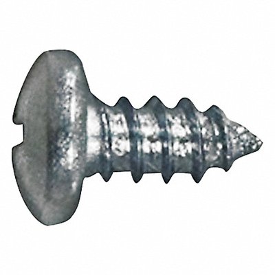 GRAINGER U266600190037 Sheet Metal Screw Screw Size #10 Zinc 3/8 L PK100