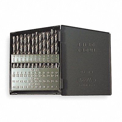 CHICAGO-LATROBE 45639 Jobber Drill Set 60 pc HSS