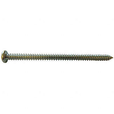 GRAINGER U266600160037 Sheet Metal Screw Screw Size #8 Zinc 3/8 L PK100