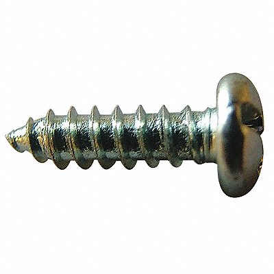 GRAINGER U266610130150 Sheet Metal Screw Screw Size #6 Zinc 1.5 L PK100