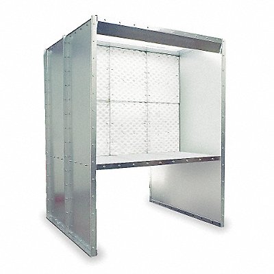 GLOBAL FINISHING SOLUTIONS GIFPG05 Paint Spray Booth 5 x4 x3 ft.